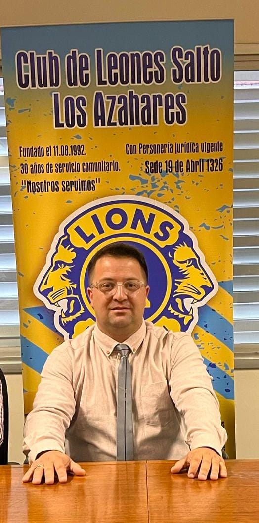 León Dr. Marcelo Villas Boas asumió como nuevo Presidente del Club de Leones Salto los Azahares